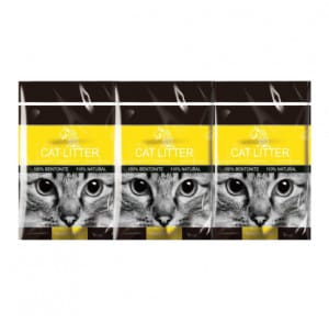 Tiger Pet aromatizuotas kraikas (citrinų) 10l x 3 vnt.