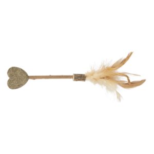 Trixie Matatabi lazdelė katei su plunksnomis ir katžolės širdele