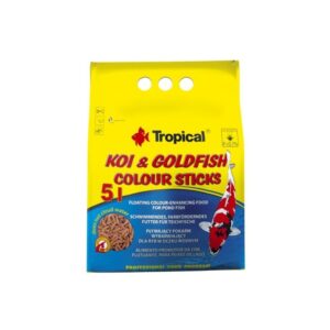 Tropical Koi&Goldfish Colour Sticks spalvą ryškinantis pašaras