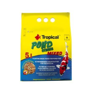Tropical Pond Sticks Mixed pašaras tvenkinių žuvims lazdelėmis 5 l/400 g