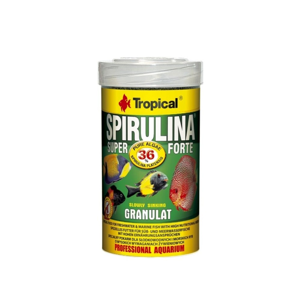 Tropical Super Spirulina Forte Granulat maistas žuvims 100 ml