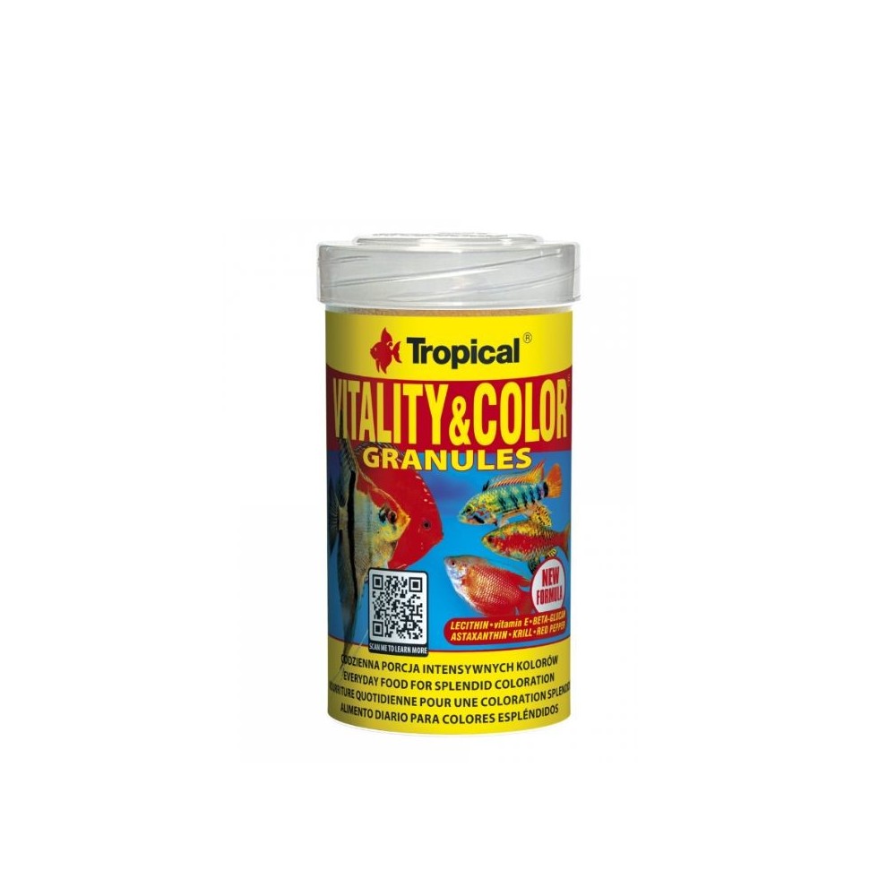 Tropical Vitality&Color Granules pašaras žuvims 100 ml