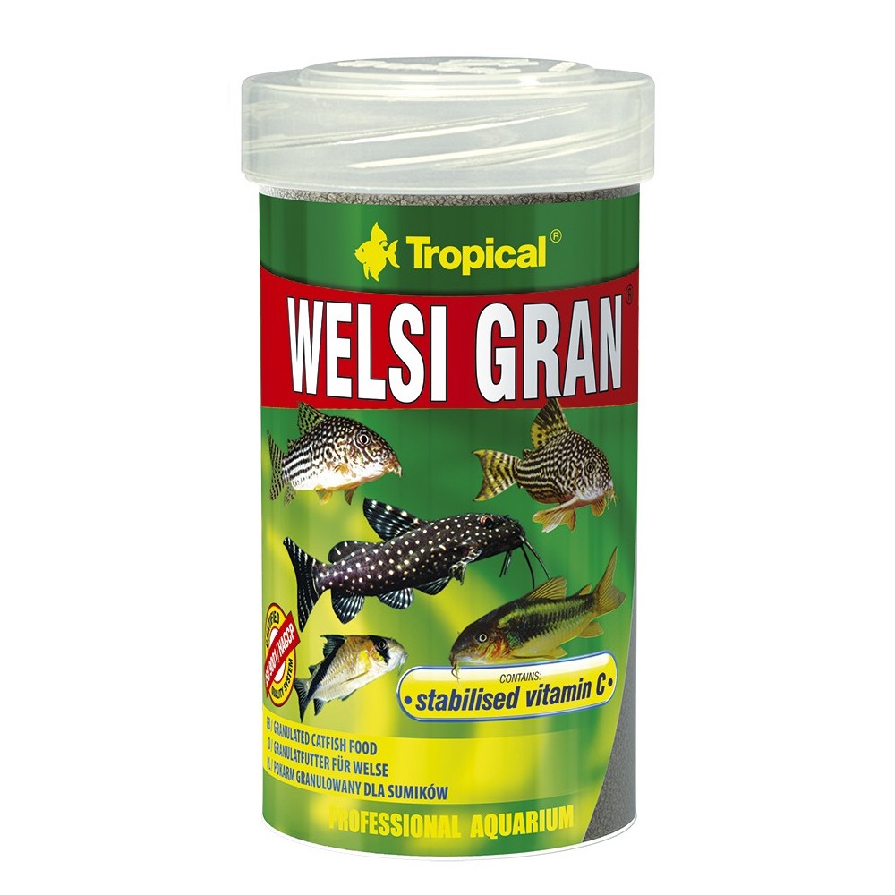 Tropical Welsi Gran granuliuotas maistas dugninėms žuvims 100 ml
