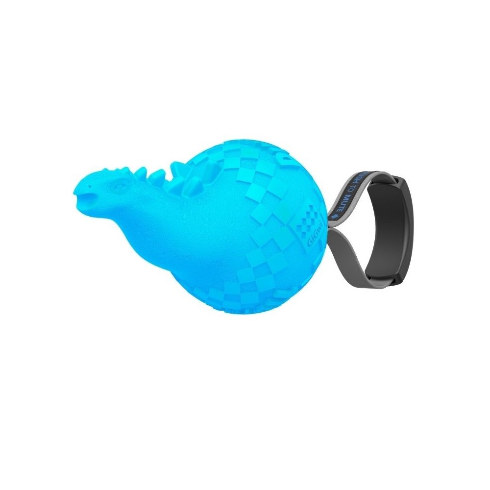 Žaislas šunims GiGwi Push To Mute Dinoball Apatosaurus dinozauras - Image 2