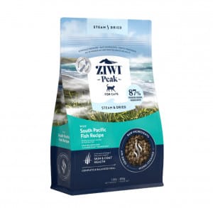 Ziwi Peak Steam&Dried Cat Wild South Pacific Fish sausas pašaras katėms 800 g
