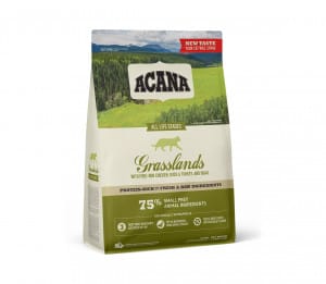 Acana Grasslands Cat sausas pašaras katėms 340g