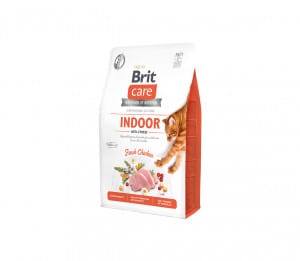 Brit Care Cat GF Indoor Anti-stress sausas pašaras katėms 2 kg (galiojimas iki 2026.07.28)