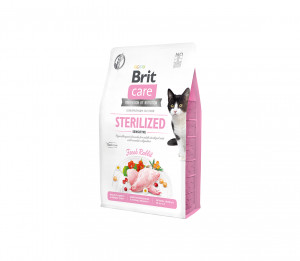Brit Care Cat GF Sterilized Sensitive  sausas pašaras katėms 7 kg