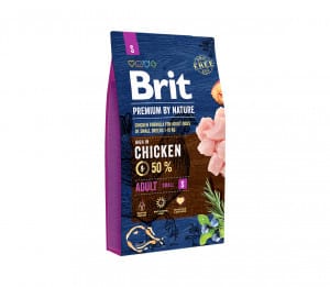 Brit Premium By Nature Adult S sausas pašaras šunims 3 kg (galiojimas iki 2026.07.07)