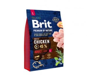 Brit Premium By Nature Adult L sausas pašaras šunims 3 kg