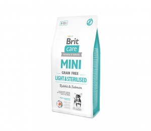 Brit Care Mini Light&Sterilised sausas pašaras mažų veislių šunims 2 kg