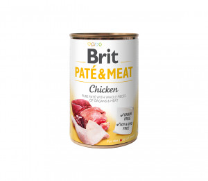 Brit Care konservuotas pašaras šunims Chicken Pate&Meat 400 g
