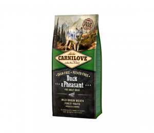 Carnilove Duck&Pheasant for Adult sausas pašaras šunims 1