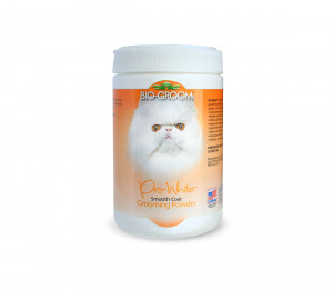 Bio-Groom pudra švelniam kailiui White Smooth 170g