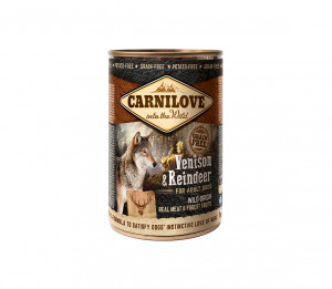 Carnilove konservuotas pašaras šunims Wild Meat Venison&Reindeer 400 g