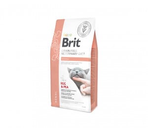 Brit GF Veterinary Diets Cat Renal sausas pašaras katėms 0