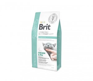 Brit GF Veterinary Diets Cat Struvite sausas pašaras katėms 0
