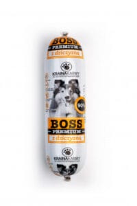 Boss Premium konservuotas pašaras Venison dešra 1000 g