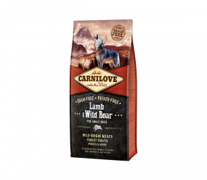 Carnilove Lamb&Wild Boar for Adult  sausas pašaras šunims 1