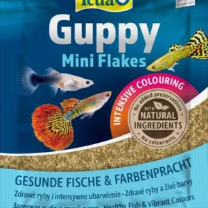 Tetra Guppy Mini Flakes 12 g – pašaras gupijoms | Akvanamai